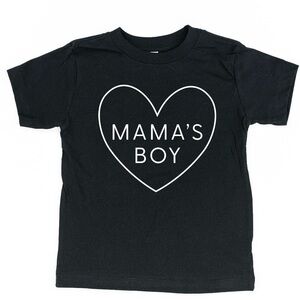 Heart Design Black Kids T-Shirt